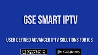 GSE SMART IPTV Version 17 for IOS IPHONEIPAD Preview [upl. by Pepe664]