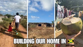 JAMAICA VLOG  BUILDING OUR HOME IN JAMAICA 🇯🇲 [upl. by Namijneb]