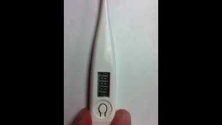 Hospytek  Digital thermometer instructions [upl. by Yodlem]