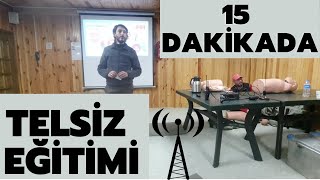 15 DAKİKADA TELSİZ EĞİTİMİ [upl. by Ryun]