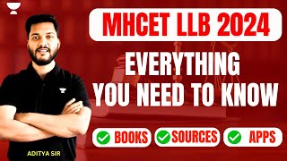 MHCET LLB 2024 Preparation  MHCET LAW 2024  Books Sources  Apps  MHCET  Unacademy [upl. by Zared2]