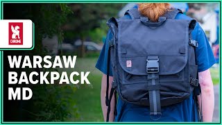 Chrome Industries Warsaw Backpack MD Review 2 Weeks of Use [upl. by Nirac]