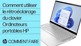 Comment utiliser le rétroéclairage du clavier pour les ordinateurs portables HP  HP Support [upl. by Shepard]