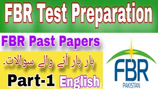 FBR Past Test Solution  FBR Test Preparation 2024 [upl. by Aicire]