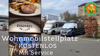 Kostenloser Wohnmobilstellplatz mit allem was man braucht Kirchheimbolanden RheinlandPfalz [upl. by Midge]