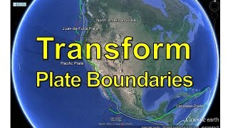 Transform Plate Boundaries [upl. by Supen]