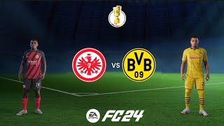 FC 24 Frankfurt vs Borussia Dortmund DFB Pokal Germany League Frankfurt Stadium Dortmund Adeyemi [upl. by Entwistle]