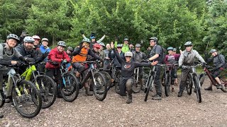 Cannock Chase MTB Rainy social ride Follow the dog and Monkey trial [upl. by Angel]