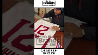 LenDale White USCNFL Autograph By itsmebrandsllc autographs shorts sportsmemorabilia [upl. by Rush2]