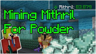 Getting more mithril powder  Hypixel Skyblock [upl. by Stilla]