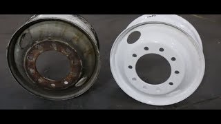 Wheel Reconditioning Process  Service Tire Truck Centers [upl. by Enilarak]