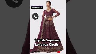 Stylish Supernet Lehenga Cholis [upl. by Malka]