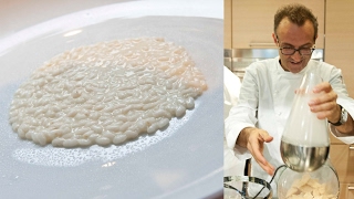 MASSIMO BOTTURA e il suo RISOTTO CACIO E PEPE  FESTA DELLA RETE [upl. by Ania584]