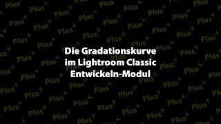 Die Gradationskurve in Lightroom Classic erklärt  Inhalt [upl. by Rillis]