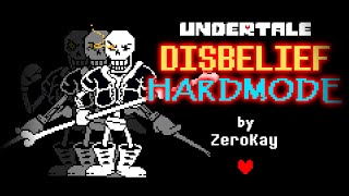 DISBELIEF HARDMODE Disbelief Papyrus Hardmode Undertale [upl. by Ojyma755]