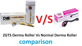 ZGTS Derma Roller Vs Normal Derma Roller  Unboxing and First impression dermatology dermaroller [upl. by Nayk]