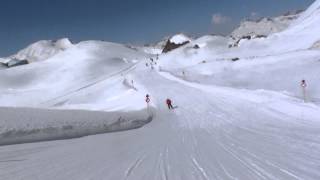 Piste View  Lech  Zurs ski route 33 [upl. by Nrubliw]