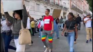 Manifestações em Moçambique Moçambicanos Marcham em Portugal FASE III Ep 06 [upl. by Mirna]