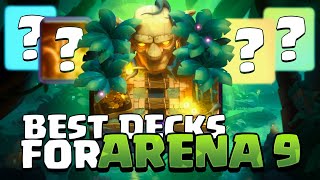 TOP 5 BEST DECKS To NEVER LOSE IN ARENA 9  Clash Royale 2024 [upl. by Ijok]