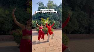 Easy sangeet dance whitebrownblack punjabidance sangeetchoreo easydance weddingdance dance [upl. by Roz]