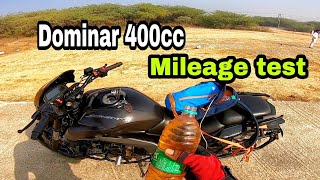 Dominar 400 2018 mileage test 1 litre petrol [upl. by Gunzburg821]