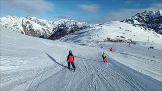 Livigno MOTTOLINO DELLA NEVE 2785m Blue Slopes [upl. by Dat]