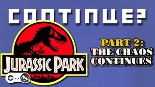 Jurassic Park 2 The Chaos Continues SNES  Continue [upl. by Ansel]