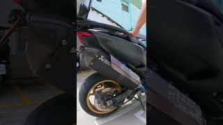 AKRAPOVIC TMAX專用蠍子長管 實裝上車錄影 蠍子管 巴風特 BAPHOMET TMAX560 YAMAHA 合法 精品 [upl. by Airrej]