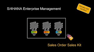 SAP S4HANA Sales Order Sales Kits [upl. by Yzzo545]