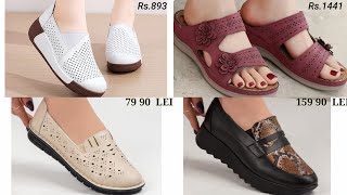 Latest in Womens Footwear SlipOn Sandals Pumps amp Belly Shoes for Every Occasion [upl. by Yanej]