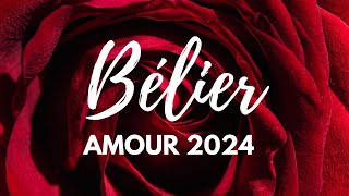 ♈️ BÉLIER  ANNÉE 2024 ❤️ AMOUR ❤️ MOIS PAR MOIS Tarot Horoscope Guidance [upl. by Neeroc]