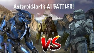 ELITES VS SPARTANS Halo Infinite forge ai battle [upl. by Zildjian]