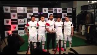 Jersey Launch of Northeast United Football Club  NeUFC [upl. by Nelyt]