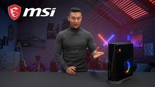 New MSI Trident X 9th Consolesized gaming PC  MSI [upl. by Enyalb803]