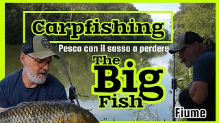 Carpfishing  Carpe con il Sasso a Perdere Pesca in Fiume Carp Fishing Big Fish [upl. by Laurentia]