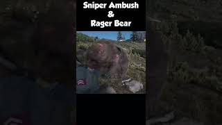 Sniper Ambush And Rager Bear In Days Gone [upl. by Drofhsa]