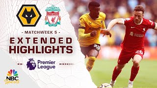 Wolves v Liverpool  PREMIER LEAGUE HIGHLIGHTS  9162023  NBC Sports [upl. by Ahsertal]