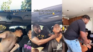 Calling my boyfriends Mom a Bch Prank to see his reaction  TikTok Compilation 15 [upl. by Waylan]