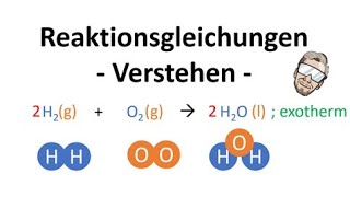 Reaktionsgleichungen verstehen  Chemie Endlich Verstehen [upl. by Uolyram]