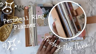 Personal Ring Planner  Friday Flip Through 6 [upl. by Pantin]