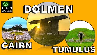 Differences Between Dolmens Cairns and Tumuli [upl. by Fruma]