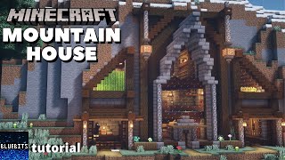 Minecraft Tutorial  How to Build a Mountain House [upl. by Carleen32]