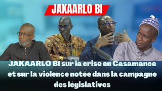 JAKAARLO BI sur la crise en Casamance et sur la violence notée dans la campagne des législatives [upl. by Erimahs326]