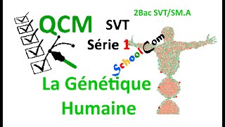 QCM1svt2Bac SVTSMA La génétique humaine [upl. by Brinkema]