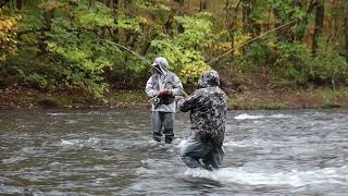 The video were captured at Salmon River NYSalmon Run 2014October 19 [upl. by Nodnol]