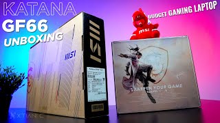 UNBOXING  BUDGET GAMING Laptop MSI KATANA GF66 11UC Intel Core i711800H  GeForce RTX 3050 [upl. by Jamnes]