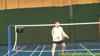 Badminton Forehand Lift [upl. by Inatsed430]