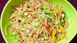 Szechuan noodles recipe  Restaurant style Szechuan noodles  Veg Schezwan noodles [upl. by Eserahc622]