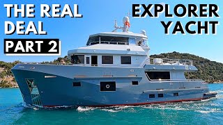 2021 BERING 77 EXPLORER YACHT TOUR  PART 2  EXPEDITION Liveaboard Go Anywhere World Cruiser Boat [upl. by Savinirs124]