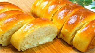 Super Soft and Fluffy Milk Bread Recipe  Condensed Milk Bread Recipe  No Knead PullApart Bread [upl. by Grieve]